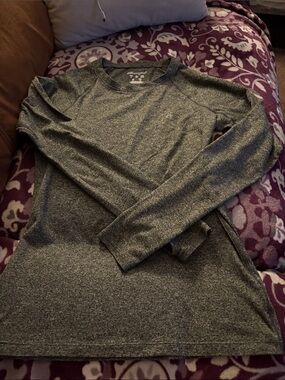 Champion Gray Long Sleeve Performance Top